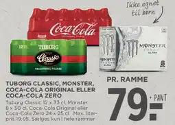 MENY Tuborg Classic, Monster, Coca-Cola Original eller Coca-Cola Zero (ramme) tilbud