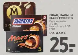 MENY Isbar, Magnum eller Frisko is tilbud