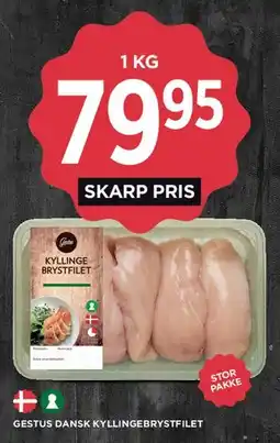 MENY Gestus dansk kyllingebrystfilet tilbud