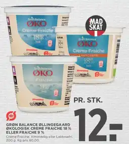 MENY Grøn Balance Økologisk Creme Fraiche tilbud