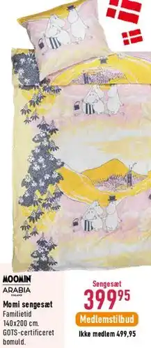 Imerco Moomin sengesæt tilbud