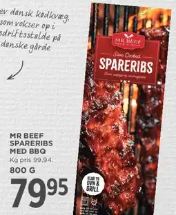 MENY Mr Beef spareribs med BBQ tilbud