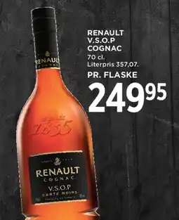 MENY Renault V.S.O.P. Cognac tilbud