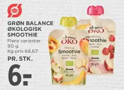 MENY Grøn Balance Økologisk Smoothie tilbud