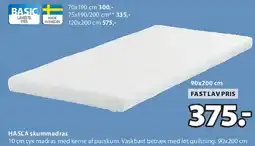 JYSK HASLA skummadras tilbud