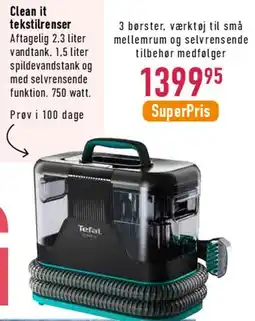 Imerco Clean it tekstilrens tilbud