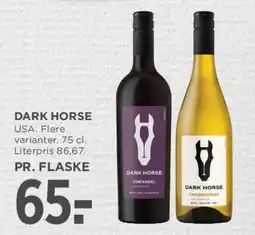 MENY DARK HORSE tilbud