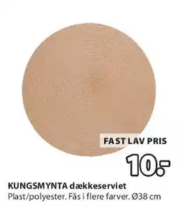 JYSK KUNGSMYNTA dækkeserviet tilbud