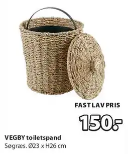 JYSK VEGBY toiletspand tilbud