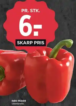 MENY Rød peber tilbud