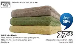 JYSK IDALA håndklæde tilbud