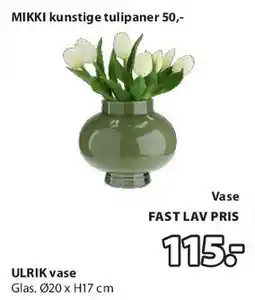 JYSK ULRIK vase tilbud
