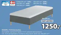 JYSK SKAUPA + FLYA boxmadras tilbud