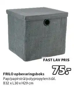 JYSK FRILO opbevaringsboks tilbud