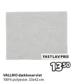 JYSK VALLMO dækkeserviet tilbud