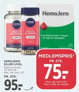 MENY HemoJern eller Livol tilbud