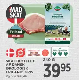 MENY Skafkotelet af dansk økologisk frilandsgris tilbud