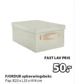 JYSK FJORDUR opbevaringsboks tilbud