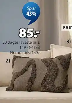 JYSK LYNG Pyntepude tilbud