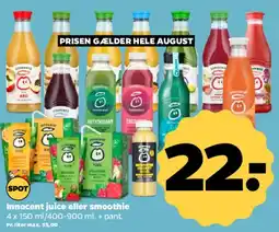 Netto Innocent juice eller smoothie tilbud