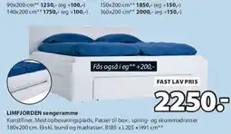 JYSK LIMFJORDEN sengeramme tilbud