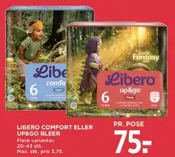 MENY Libero comfort eller Up&Go bleer tilbud