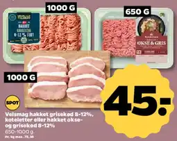 Netto Velsmag hakket okse- og grisekød tilbud