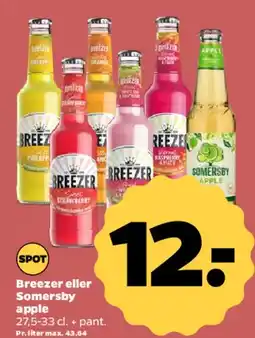 Netto Breezer eller Somersby tilbud