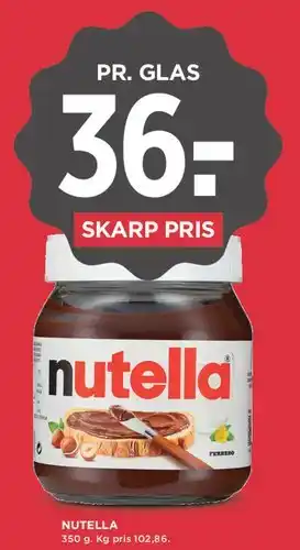 MENY Nutella tilbud