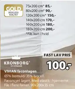 JYSK VIVAN / faconlagen (Kronborg) tilbud