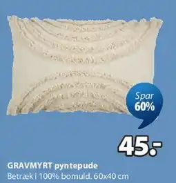 JYSK GRAVMYRT pyntepude tilbud