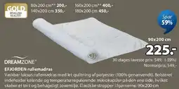 JYSK DREAMZONE® EJORDEN rullemadras tilbud