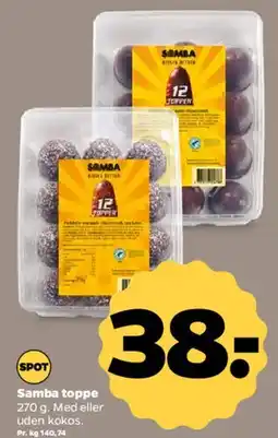 Netto Samba toppe tilbud