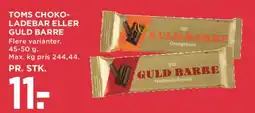 MENY Toms chokolade eller Guld Barre tilbud
