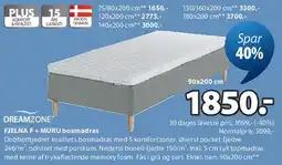 JYSK DREAMZONE boxmadras tilbud