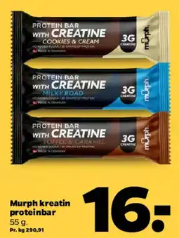 Netto Protein bar with creatine tilbud