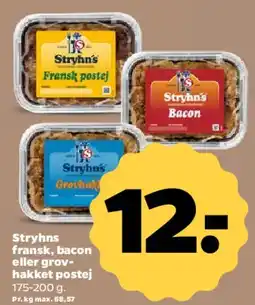 Netto Strynhs postej / bacon tilbud