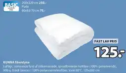 JYSK KUNNA fiberdyne tilbud