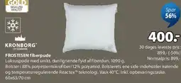 JYSK KRONBORG FROSTSINE fiberpude tilbud