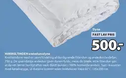 JYSK HIMMELTINDEN andedunsdyne tilbud