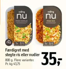 Føtex Færdigret med stegte ris eller nudler tilbud