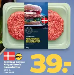 Netto Premieur danske krogmodnede burgerbøffer tilbud