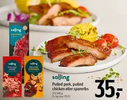 Føtex Pulled pork, pulled chicken eller spareribs tilbud