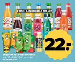 Netto Innocent juice eller smoothie tilbud