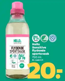 Netto Hello Sensitive flydende sportsvask tilbud