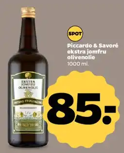 Netto Piccardo & Savoré ekstra jomfru olivenolie tilbud