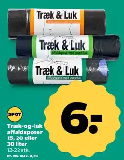 Netto Træk & Luk affaldsposer tilbud