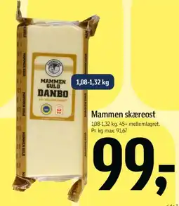 Føtex Mammen skæreost tilbud