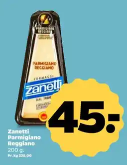 Netto Zanetti Parmigiano Reggiano tilbud