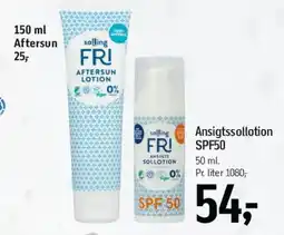 Føtex Aftersun / solprodukter tilbud